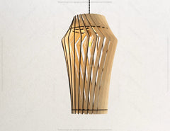 Minimalistic Modern Two Different Style Table Lamps Laser Cut lampshade plywood Cut Files SVG DXF |#U168| VectorPort