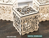 Opener Gift Box Decorative Wooden laser cut jeweler case Wedding Love Valentine Gift model Digital Download |#U176| VectorPort