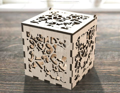 Opener Gift Box Decorative Wooden laser cut jeweler case Wedding Love Valentine Gift model Digital Download |#U177| VectorPort