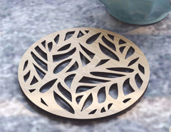 Round Laser Cut Wood Coasters Drink Tea Coffee Cup Mat Pad Placemat Tableware Digital Download | SVG, DXF |#U182| VectorPort