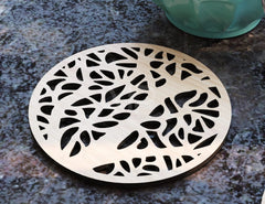 Round Laser Cut Wood Coasters Drink Tea Coffee Cup Mat Pad Placemat Tableware Digital Download | SVG, DXF |#U183| VectorPort
