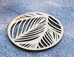 Round Laser Cut Wood Coasters Drink Tea Coffee Cup Mat Pad Placemat Tableware Digital Download | SVG, DXF |#U184| VectorPort