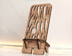 Laser Cut Wooden Mobile Phone Stand Cell Phone Holder Digital Download SVG |#184| VectorPort