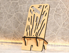 Laser Cut Wooden Mobile Phone Stand Cell Phone Holder Digital Download SVG |#185| VectorPort