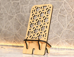 Laser Cut Wooden Mobile Phone Stand Cell Phone Holder Digital Download SVG |#185| VectorPort
