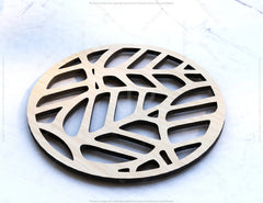 Round Laser Cut Wood Coasters Drink Tea Coffee Cup Mat Pad Placemat Tableware Digital Download | SVG, DXF |#U185| VectorPort
