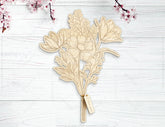 Personalized Flowers for Mom, Mother’s day gift laser cut SVG plan, Customizable Engraving Diy gift Digital Download |#189| VectorPort
