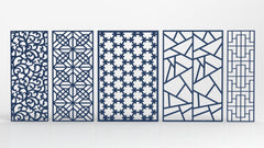 Ornaments for decorative partitions panel screen CNC Laser Cutting File | SVG, DXF, AI |#C019| VectorPort