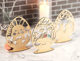 Standing Easter Egg Ornaments Laser Cut Files Egg SVG bundle 3 Elements Digital Download |#U192| VectorPort