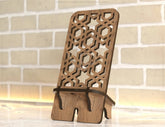 Laser Cut Wooden Mobile Phone Stand Cell Phone Holder Digital Download SVG |#U197| VectorPort