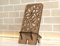 Laser Cut Wooden Mobile Phone Stand Cell Phone Holder Digital Download SVG |#U197| VectorPort