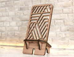 Laser Cut Wooden Mobile Phone Stand Cell Phone Holder Digital Download SVG |#U199| VectorPort