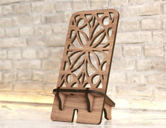 Laser Cut Wooden Mobile Phone Stand Cell Phone Holder Digital Download SVG |#U199| VectorPort