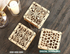 Opener Laser Cut Gift Box with Decorative pattern Jeweler Case Wedding Love vector Digital Download |#203| VectorPort