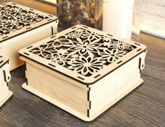 Opener Laser Cut Gift Box with Decorative pattern Jeweler Case Wedding Love vector Digital Download |#203|