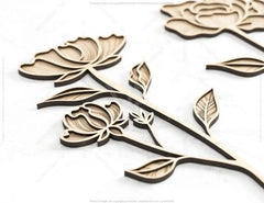 Engraved Flowers for Her, Mother’s day gift, Valentine day gift laser cut SVG plan, Diy gift Digital Download |#U205| VectorPort
