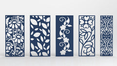 Ornaments for decorative partitions panel screen CNC Laser Cutting File | SVG, DXF, AI |#C021|