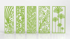 Ornaments for decorative partitions panel screen CNC Laser Cutting File | SVG, DXF, AI |#C021|