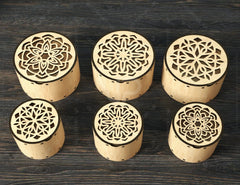 Round Decorative Wooden Gift box laser cut Jeweler Case Wedding Love Digital Download |#213| VectorPort