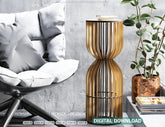 Elegant Modern Laser Cut Cylinder Coffee Table Digital Download |#U215| VectorPort