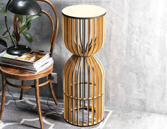 Elegant Modern Laser Cut Cylinder Coffee Table Digital Download |#U215|