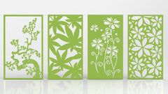 Ornaments for decorative partitions panel screen CNC Laser Cutting File | SVG, DXF, AI |#C022|