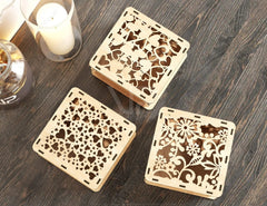 Opener Laser Cut Gift Box with Decorative Heart pattern Jeweler Case Wedding Love vector Digital Download |#U225| VectorPort