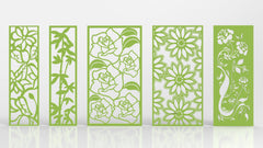 Ornaments for decorative partitions panel screen CNC Laser Cutting File | SVG, DXF, AI |#C023| VectorPort