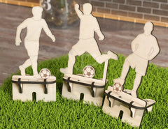 Phone Stand Football Player, Soccer ball Cut Mobile Stand Cell Phone Holder Digital Download SVG |#U230|