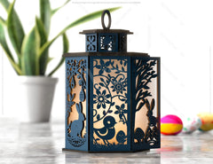 Easter Lamp Candle Holder Ornaments Light Bunny Tealight Lamp Night Light Lantern Digital Download |#238|