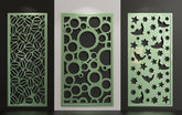 Ornaments for decorative partitions panel screen CNC Laser Cutting File | SVG, DXF, AI |#C024| VectorPort