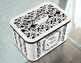 Decorative Wooden Gift box with Heart Flowers Pattern Jeweler case Wedding Birthday Mother’s Day Gift Box laser cut file Digital Download |#U253| VectorPort