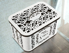 Decorative Wooden Gift box with Heart Flowers Pattern Jeweler case Wedding Birthday Mother’s Day Gift Box laser cut file Digital Download |#U253| VectorPort