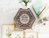Antique Hexagon Wooden Box SVG | Laser Cut Keepsake Memory Box Decorative Storage Digital Download |#262| VectorPort
