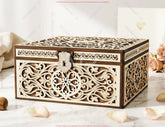 Heart Theme Ornate Wooden Keepsake Box SVG Decorative Memory & Jewelry Storage Digital Download |#264| VectorPort