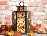 Halloween Candle Tealight Holder Pumpkin Witch Spider Lantern Spooky Scene Lamp Digital Download SVG |#U267| VectorPort