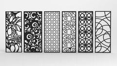 Abstract Pattern Panel Templates CNC Laser Cutting File | SVG, DXF, AI |#C027| VectorPort