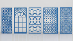 Abstract Pattern Panel Templates CNC Laser Cutting File | SVG, DXF, AI |#C028| VectorPort