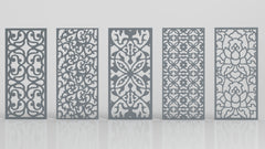 Abstract Pattern Panel Templates CNC Laser Cutting File | SVG, DXF, AI |#C028|