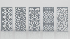 Abstract Pattern Panel Templates CNC Laser Cutting File | SVG, DXF, AI |#C028| VectorPort