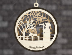 Halloween Decoration Balls Craft Hanging Bauble Pumpkin Cat Spider Lantern Spooky Scene Digital Download |#U282| VectorPort