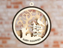 Halloween Decoration Balls Craft Hanging Bauble Pumpkin Cat Spider Lantern Spooky Scene Digital Download |#U286| VectorPort