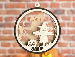 Halloween Decoration Balls Craft Hanging Bauble Pumpkin Cat Spider Lantern Spooky Scene Digital Download |#U288| VectorPort