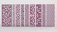 Abstract Pattern Panel Templates CNC Laser Cutting File | SVG, DXF, AI |#C029| VectorPort