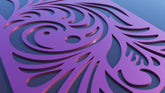 Abstract Pattern Panel Templates CNC Laser Cutting File | SVG, DXF, AI |#C029| VectorPort