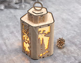 New Year Christmas Lamp Night Light Deer Lantern Decoration Hanging Curved Corner Candle Holder Digital Download |#U291| VectorPort