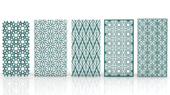 Ornaments for decorative partitions panel screen CNC Laser Cutting File | SVG, DXF, AI |#C003|