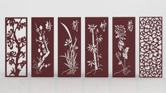Abstract Pattern Panel Templates CNC Laser Cutting File | SVG, DXF, AI |#C030| VectorPort