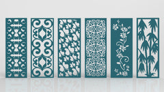Abstract Pattern Panel Templates CNC Laser Cutting File | SVG, DXF, AI |#C030| VectorPort