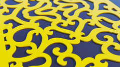 Abstract Pattern Panel Templates CNC Laser Cutting File | SVG, DXF, AI |#C030|